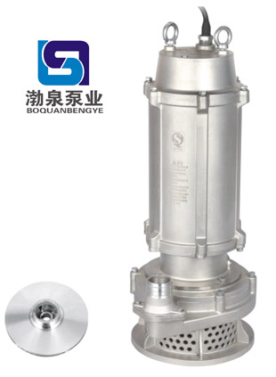 WQX10-44-3S_不銹鋼高揚程潛污泵